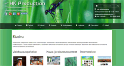 Desktop Screenshot of hkproduction.fi